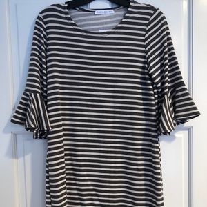 3/4 Ruffle sleeved dress